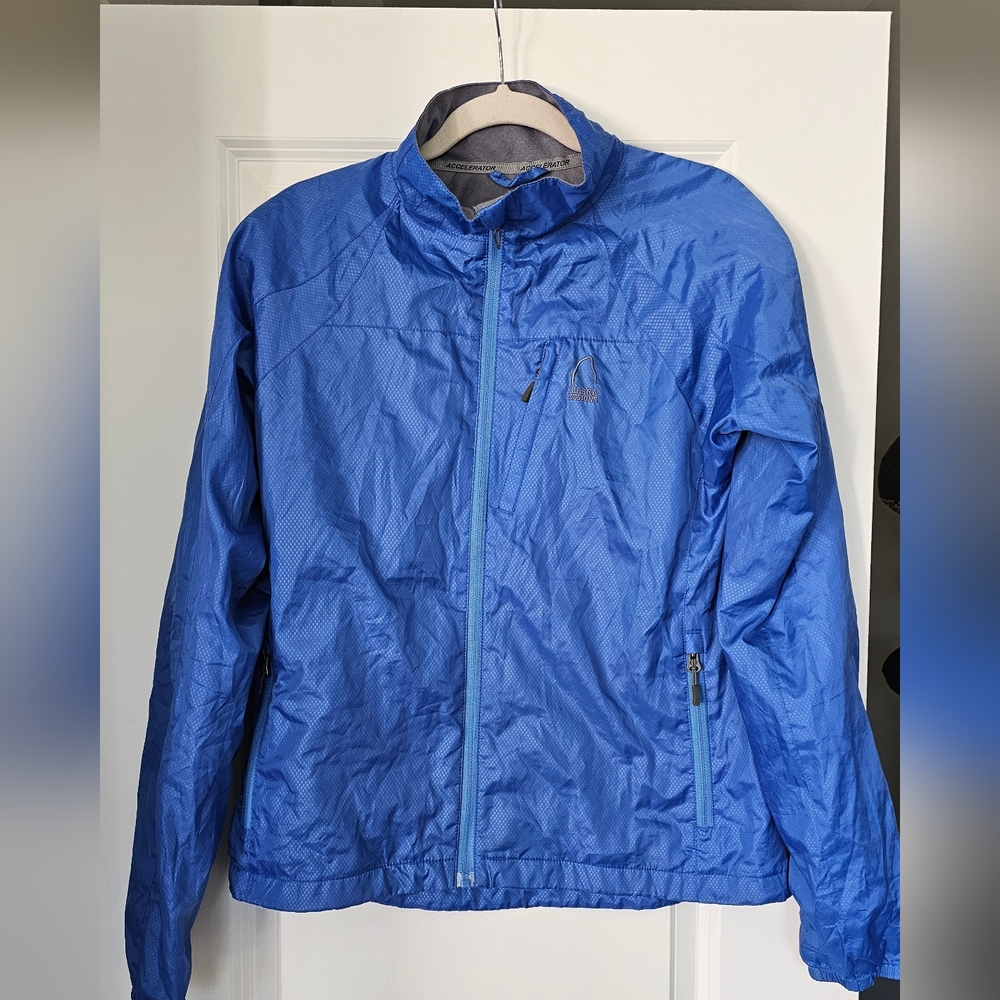 Sierra Designs Microlight Accelerator Jacket Women’s M Blue Lightweight Hiking